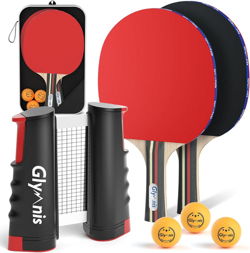Portable Table Tennis Paddle & Net Set